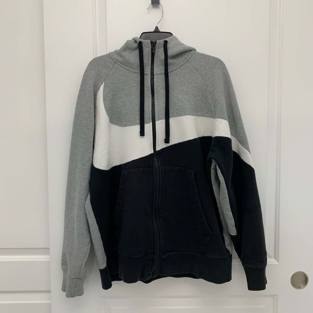 Nike Multi-color Check Zip-Up Hoodie